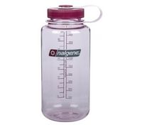 Nalgene Wide Mouth Titan 1L/32oz Bottle (Clear Pink) (Clear Pink)