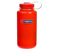 Nalgene Wide Mouth Titan 1L/32oz Bottle with Loop Top Closure (Safety Orange) (Safety Orange)