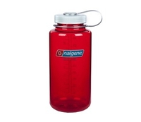 Nalgene Wide Mouth Tritan 1L Bottle (Red) (Red)
