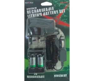 (~)NexTorch NTR123A-SET Rechargeable Battery Kit