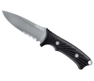 (NF)Gerber Big Rock Camp Fixed Blade with Serrated Edge Knife (Big Rock)