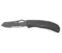 (NF)Gerber E-Z Out DPSF Clip Folding Knife (Serrated Edge - Black)