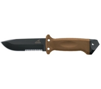 (NF)Gerber LMF II Infantry Fixed Blade Knife (Coyote Brown - Serrated Edge)
