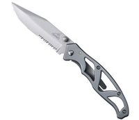 (NF)Gerber Paraframe I SS Folding Clip Knife (Serrated Edge)