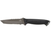(NF)Gerber Warrant Tanto Fixed Blade Knife (Black - Serrated Edge - Camino)