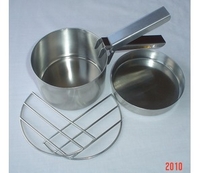 (NF)~OFFER~ Kelly Kettle Small Stainless Steel Cook Set for Trekker Model (Small Stainless Steel)