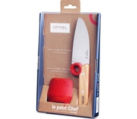 (~NF)~OFFER~ Opinel Le Petit Chef Knife and Fingers Guard (Opinel Le Petit Chef Knife and Fingers Guard)