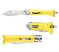 (NF)Opinel No 9 DIY Folding Knife (Yellow) (Yellow)