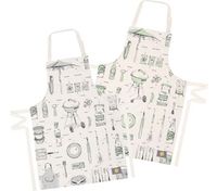 (NF)Victoria Eggs British Barbecue Apron (Green) (Green)