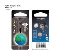 Nite Ize Cliplit White Led with Carabiner (Green Earth) (Green Earth)
