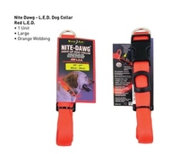 Nite Ize Nite Dawg LED Dog Collar Orange (46cm-69cm) (large)