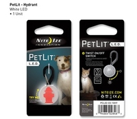 Nite Ize PetLit Collar Light Hydrant Design (White LED) (Nite Ize PetLit Collar Light Hydrant Design (White LED))