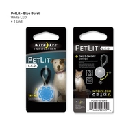 Nite Ize Petlit White LED Collar Light (Blue Burst) (Blue Burst)
