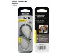 Nite Ize S Biner SlideLock Size 4 (Stainless) (Stainless)