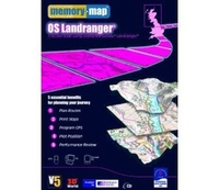 (OD)Memory Map OS Landranger 1:50, 000 Individual Book Set of Regions (Standard)