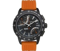 (OD)Timex IQ SL Fly-back Chrono Orange Silicone Strap (Timex IQ SL Fly-back Chrono Orange Silicone Strap)