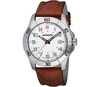 (~OD)Wenger Alpine White Dial Brown Strap Watch ((OD)Wenger Alpine White Dial,  Brown Strap Watch)