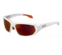 (?)~OFFER~ Bolle Cervin Sunglasses (TNS Fire Lens Shiny White Frame) (White)