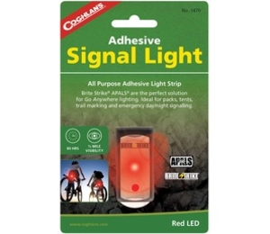 ~OFFER~ Coghlans Adhesive Signal Light (Red) (Red)