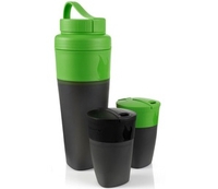 (?)~OFFER~ Light My Fire Pack Up Drink Kit (Black/Green) (Black/Green)