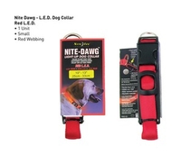 **OFFER** Nite Ize Nite Dawg LED Dog Collar Red (25cm-33cm) (small)