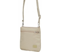 ~OFFER~ Pacsafe Citysafe CS50 Cross Body Purse (Almond) (Almond)
