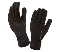**OFFER** SealSkinz Mens Sea Leopard Glove Black Small (Size 7-8 UK) (Small (Size 7-8 UK))