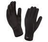 **OFFER** SealSkinz Womens Windproof Glove Black/Sky Blue X Large (Size 9 UK) (X Large (Size 9 UK))
