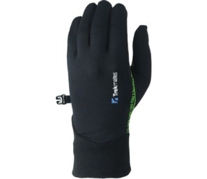 **OFFER** Trekmates Slioch Unisex Liner Glove Black/Black (M) (Large 8in/20.5cm)