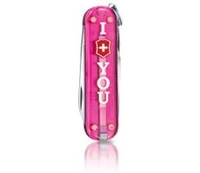 ~OFFER~ Victorinox Classic SD (Jelly Pink - I Love You) Keyring Size (Pink)