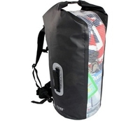 OverBoard Waterproof Backpack Dry Tube with Window Black (60 L) (60 L)