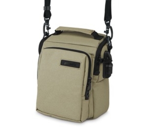 Pacsafe Camsafe Z6 Anti Theft Camera and Mini Tablet Bag (Slate Green) (Slate Green)