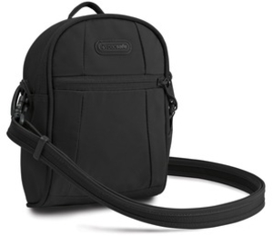Pacsafe Metrosafe 100 GII Anti Theft Hip and Shoulder Bag (Black) (Black)
