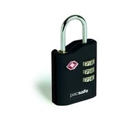 Pacsafe ProSafe 700 Black TSA Approved Combination Padlock