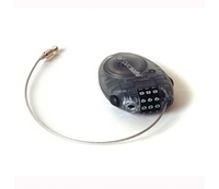 Pacsafe RetractaSafe 100 Smoke 3-Dial Retractable Cable Lock