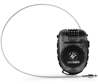 (~)Pacsafe Retractasafe 250 4 Dial Retractable Cable Lock (Smoke) (Smoke)