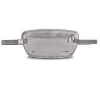 Pacsafe RFIDsafe 100 RFID Blocking Travel Waist Wallet (Neutral Grey) (Neutral Grey)