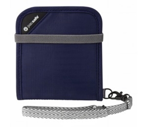 Pacsafe RFIDsafe V100 Purse (Navy Blue) (Navy Blue)