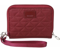 Pacsafe RFIDsafe W100 Womens Wallet (Cranberry) (Cranberry)