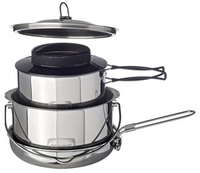Primus Gourmet De Luxe Classic Stainless Steel Cooking Pots Set (Primus Gourmet De Luxe Set Classic Stainless Steel Cooking Pots)
