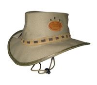 Rogue Canvas Kalahari Hat Olive 306L (52-53cm) (X Small 52 - 53 cm)