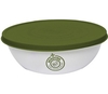 Scouting Enamel Bowl with Lid (White and Forest Green) (White and Forest Green)