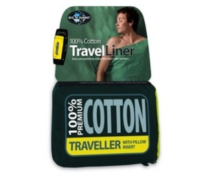 Sea to Summit 100% Premium Cotton Liner Traveller (with Pillow Insert)