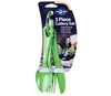 Sea to Summit Polycarbonate 3 Piece Cutlery Set (Green) (Green)