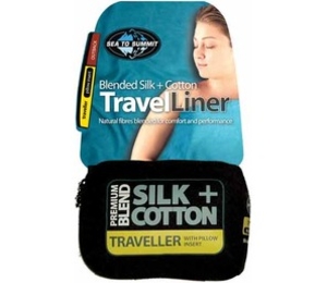 Sea to Summit Silk Cotton Liner Standard 185x92cm (Navy Blue) (Navy Blue)