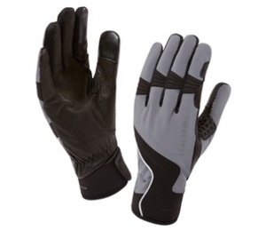 SealSkinz Mens Norge Glove Grey/Black Small (Size 7-8 UK) (Small (Size 7-8 UK))