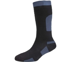 SealSkinz Mid Weight Mid Length Sock-Black Medium (Size 6-8 UK) (Medium (Size 6-8 UK))
