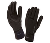SealSkinz Womens Sea Leopard Glove Black X Large (Size 9 UK) (X Large (Size 9 UK))