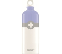 (~)Sigg Swiss Logo 1.0L Bottle (Purple) (Purple)
