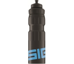 (~)Sigg Wide Mouth 0.75L Sports Bottle (Black Blue) (Black Blue)